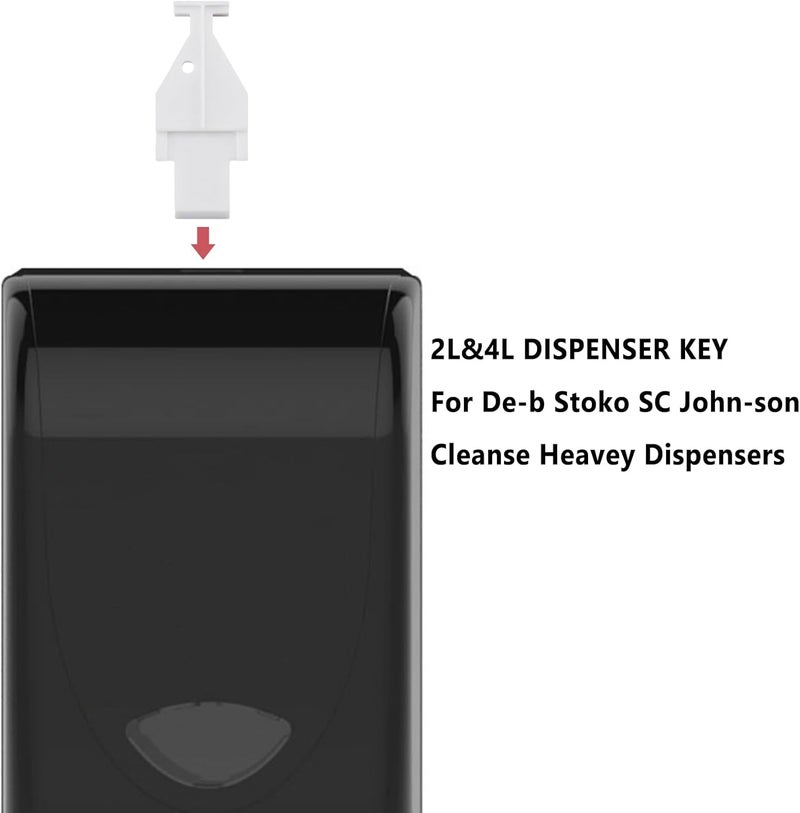 gradora 2PCS 2L 4L Dispenser Key Compatible with De-b STO-ko SC John-Son Cleanse Heavey Dispensers 2000 4000 - Image 5